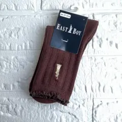 イーストボーイ　靴下　19 20 21 22 23 24cm ブラウンコーデ