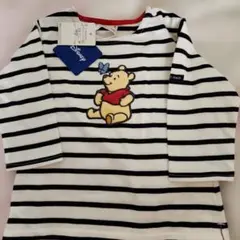 petit main ディズニー くまのプーさん 長袖Tシャツ 80cm