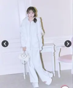 michellMacaron レースアップパンツセットアップ