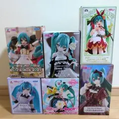 初音ミク　プライズフィギュア まとめ売り　5個セット