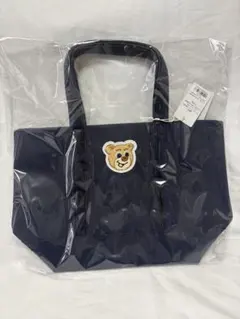 FEILER オールドテディワッペントートバッグ ネイビー