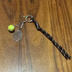 テニス ラケット ボール キーホルダー チャーム