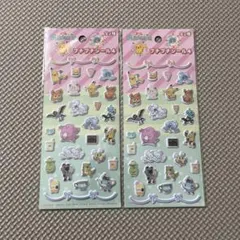 【2枚セット】ポケモン ぷっくり プチプチシール