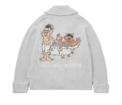 新品　ジェラートピケ　セサミストリート　カーディガン　ブルー