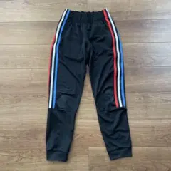 adidas 3本ライン ジャージパンツ 黒