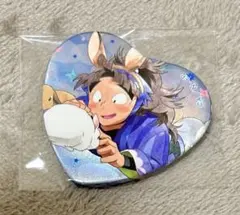 忍たま乱太郎 忍たま ナンジャタウン たまご探し ハート缶バッジ　竹谷八左ヱ門