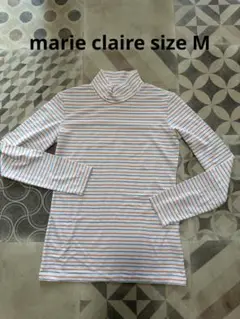 marie claire★スポーツ タートルネックシャツ M