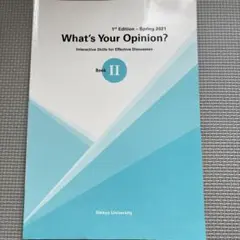 What's Your Opinion? Book II