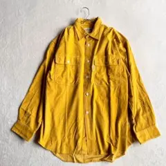 【フランクス】長袖シャツ（F）コーデュロイ レギュラーカラー カジュアル 無地