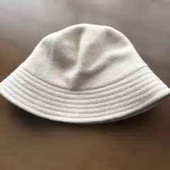 ホワイト バケットハット ウール　ユニクロ