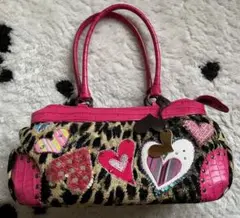 極美品 Think Bee！ シンクビー 花柄 ワンショルダーバッグ ピンク 