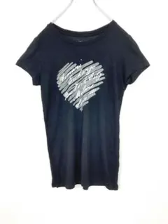 ARMANI EXCHANGE 黒 レーヨンTシャツのサムネイル