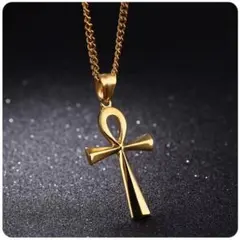 ゴールドクロス ペンダント ネックレス 十字架 アミュレット ジュエリー　新品