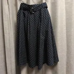 earth music&ecology ブラック フレアスカート Fサイズ