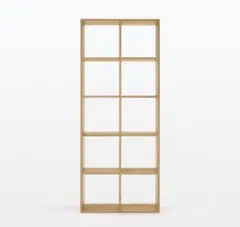 無印良品 スタッキングシェルフ 4段2列 オーク材 - メルカリ