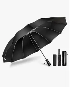 【これからの季節大活躍】★特大サイズ 12本骨 折りたたみ傘 ワンクリック開閉