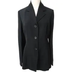 INDIVI レディースジャケット イタリア製 毛混 センターベント ビジネス