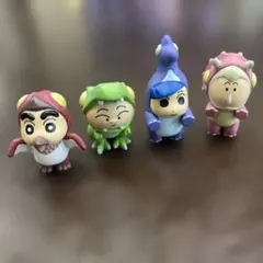 クレヨンしんちゃん　ガチャガチャ　ならぶんです4点セット