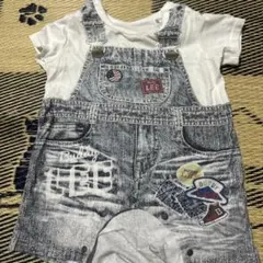 Lee デニム風ロンパース