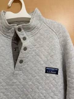 L.L.Bean キルティング プルオーバー グレー Lのサムネイル