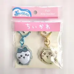 【匿名配送】ちいかわ　ぷっくりったいペアキーホルダー　ハチワレ　シーサー
