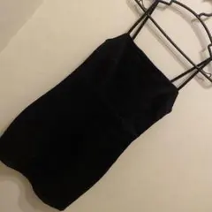 ZARA ザラ　黒　ブラック　キャミソール　ミニ　ワンピース