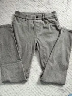 ユニクロ　ヒートテック　千鳥格子柄 ストレッチスキニーパンツ