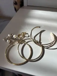 イヤリング、ブレスレットセット