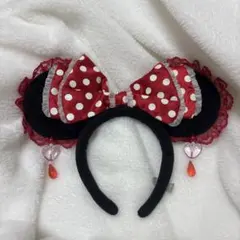 ディズニー ミニーイヤリングカチューシャ