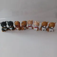 豆柴犬　キャラクターグッズ　4種類×2 　　計8個