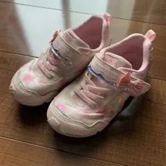 LUV RUSH スニーカー ピンク リボン ハート18cmのサムネイル