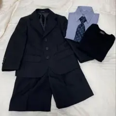男の子フォーマルスーツ4点セット100cm