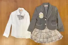 女の子　リリーランディ　フォーマル　130㎝　セットアップ