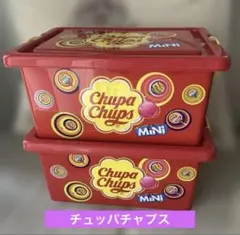 新品⭐️ チュッパチャプス　コンテナBOX 入れ物　ボックス　収納　２個のサムネイル