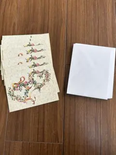 バラのグリーティングカード　封筒付き9セット