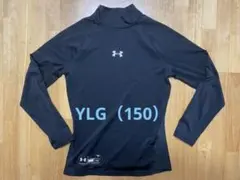 アンダーアーマー 野球 アンダーシャツ 長袖 YLG ブラック ヒートギア