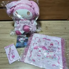 サンリオ マイメロ マイメロディ カフェエプロンシリーズ ぬいぐるみ