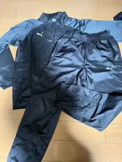 Puma ブラック ピステ・ウィンドブレーカー 上下セット160㎝