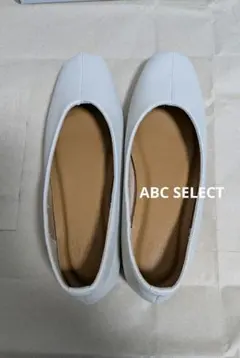 ABC-SELECT スクエアパンプス アイボリー Sサイズのサムネイル