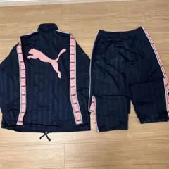 PUMA プーマジャージ ネイビー/ピンク Y2K L 希少 プージャ - メルカリ
