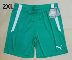 PUMA 2XLサイズ パンツ グリーン×ホワイトのサムネイル