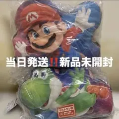 スーパーマリオ ギャラクシー　マリオとヨッシー クッション 新品未開封　即発送‼️