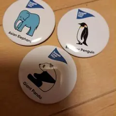 アドベンチャーワールド「トレーディング⽸バッジ B」 アドベンチャーワールド「トレーディング⽸バッジ B」 アドベンチャー