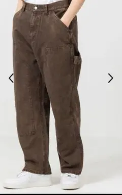 XLARGE エクストララージ　OVERDYE WORK PANT ブラウン