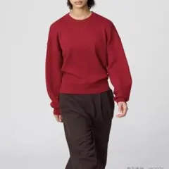 UNIQLO スムースコットンクルーネックセーター