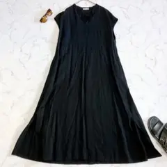 DRESSTERIOR ドレステリア リネンフレアワンピース 麻混 リボンのサムネイル