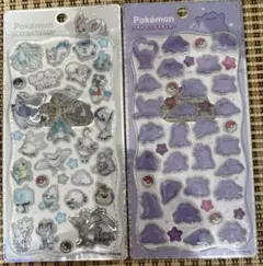 ポケモン プチドロップステッカー 2種セット