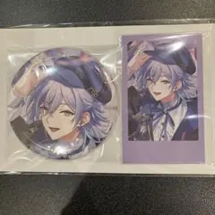 にじさんじ 城瀬いすみ 誕生日グッズ 缶バッジ＆チェキ風カード ⑤