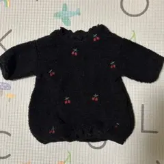 新品　チュニック　70　さくらんぼ　黒