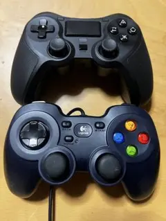 PC用ゲームコントローラー 2点セット 本体